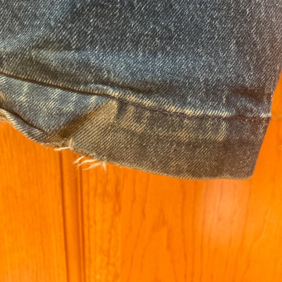 Abercrombie & Fitch 90s Relaxed Jean High Rise Dark Rinse Extra Long Inseam Sz 2 - Picture 4 of 8